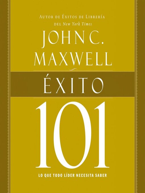 Title details for Éxito 101 by John C. Maxwell - Available